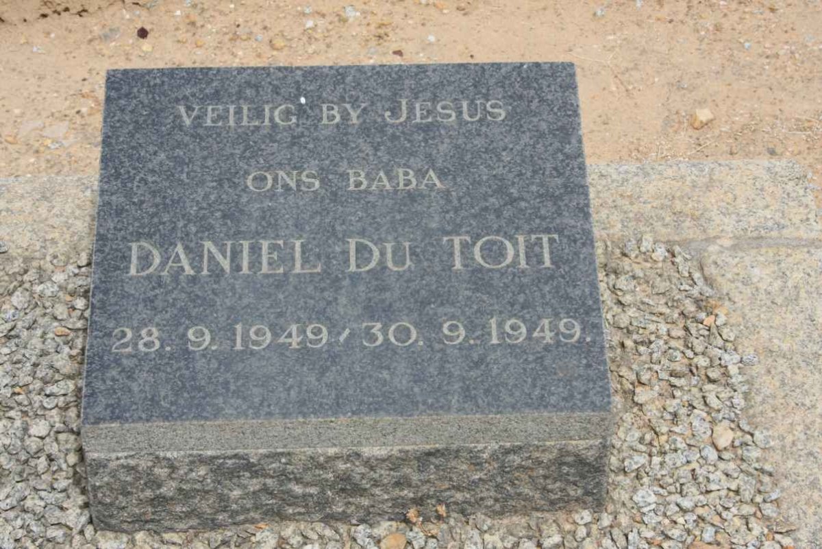 TOIT Daniel, du 1949-1949