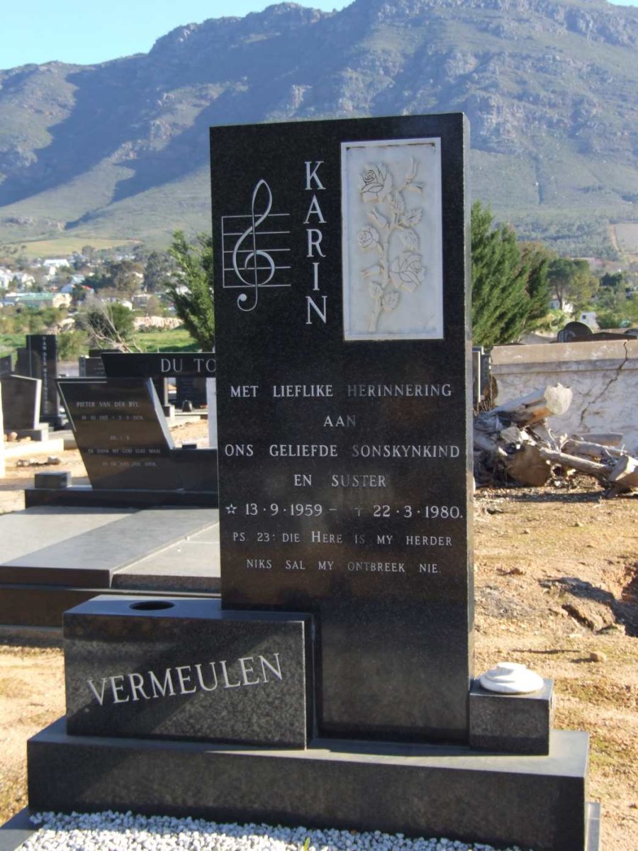 VERMEULEN Karin 1959-1980
