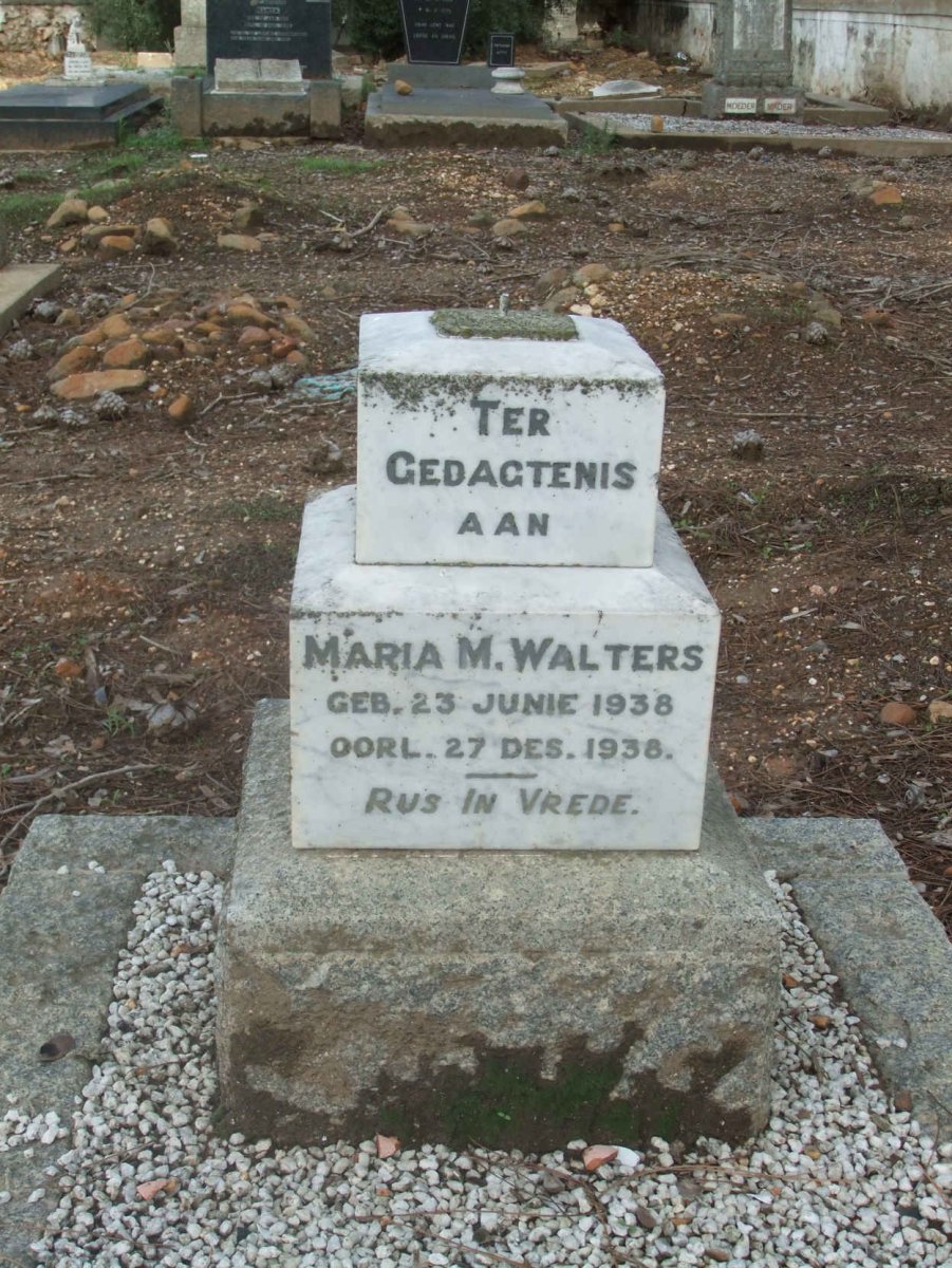 WALTERS Maria M. 1938-1938
