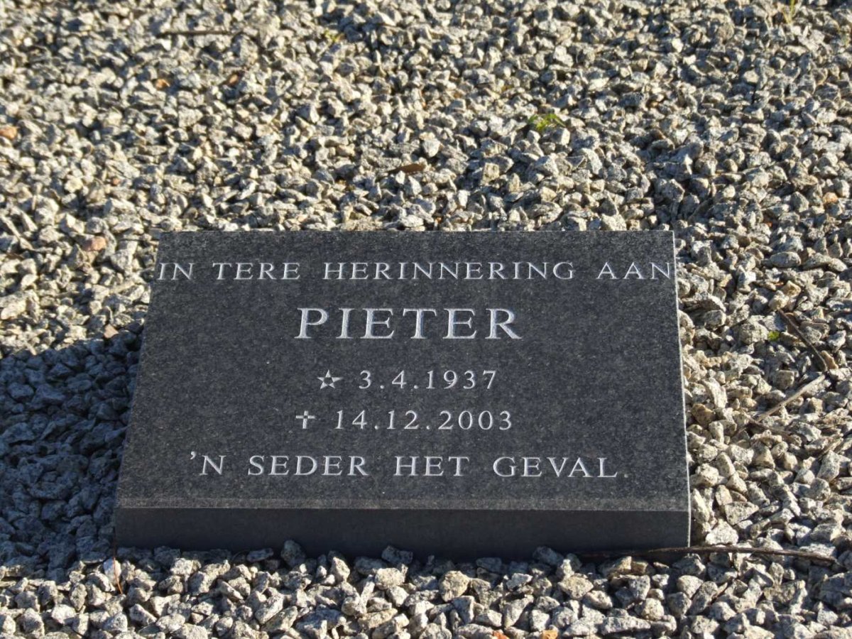 ? Pieter 1934-2003
