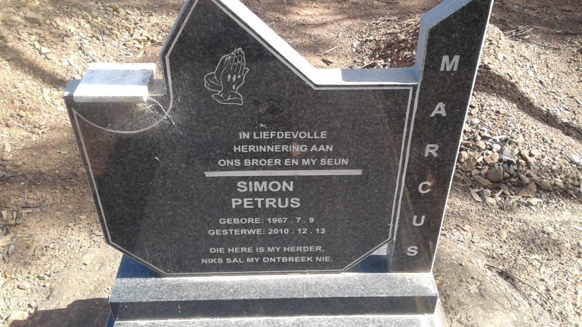 MARCUS Simon Petrus 1967-2010