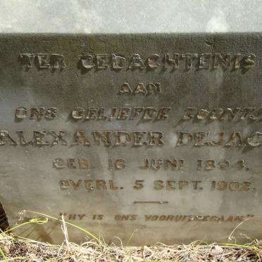 JAGER Alexander, de 1894-1902