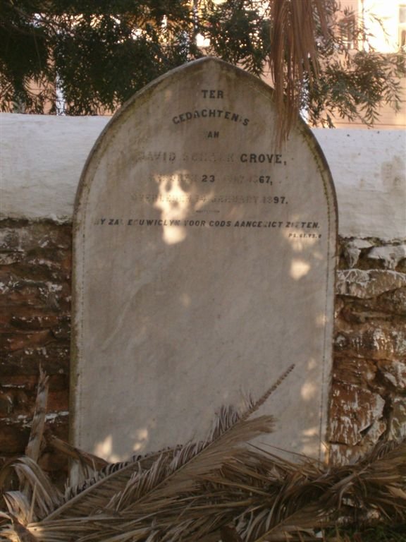 GROVE David Schalk 1867-1897