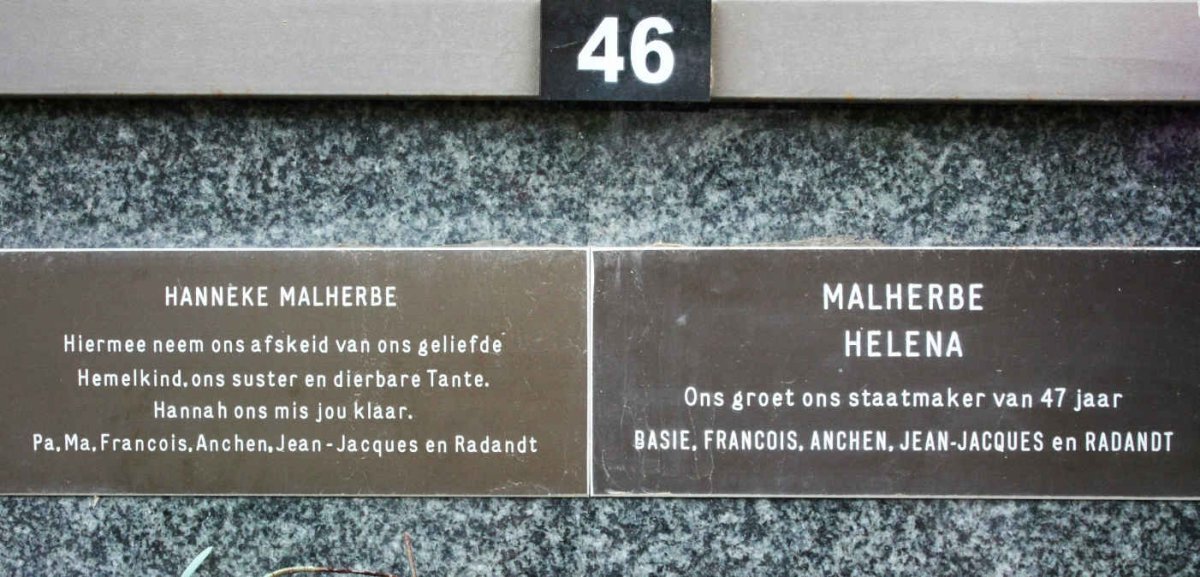 MALHERBE Hanneke :: MALHERBE Helena