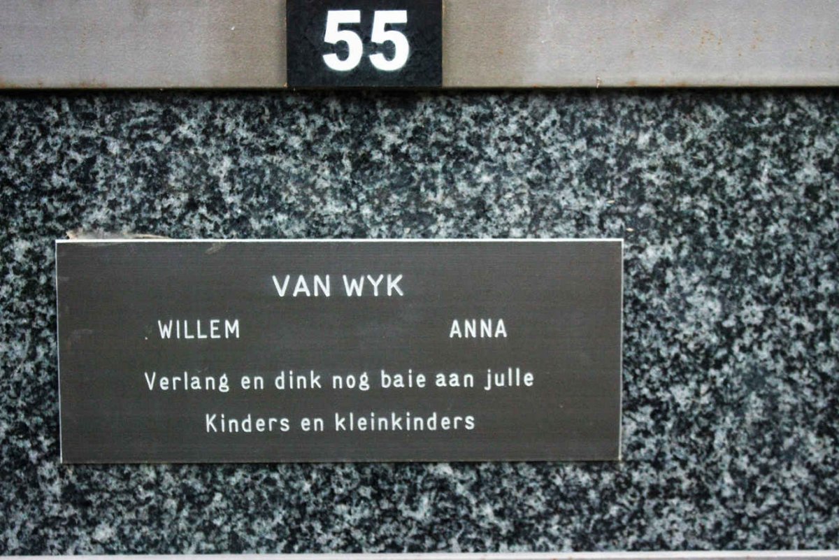 WYK Willem, van &amp; Anna