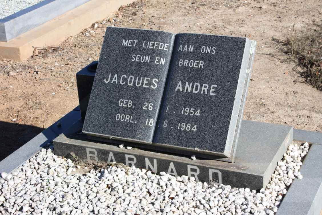 BARNARD Jacques Andre 1954-1984