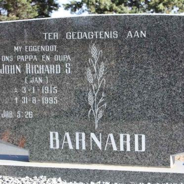 BARNARD John Richard S. 1915-1995