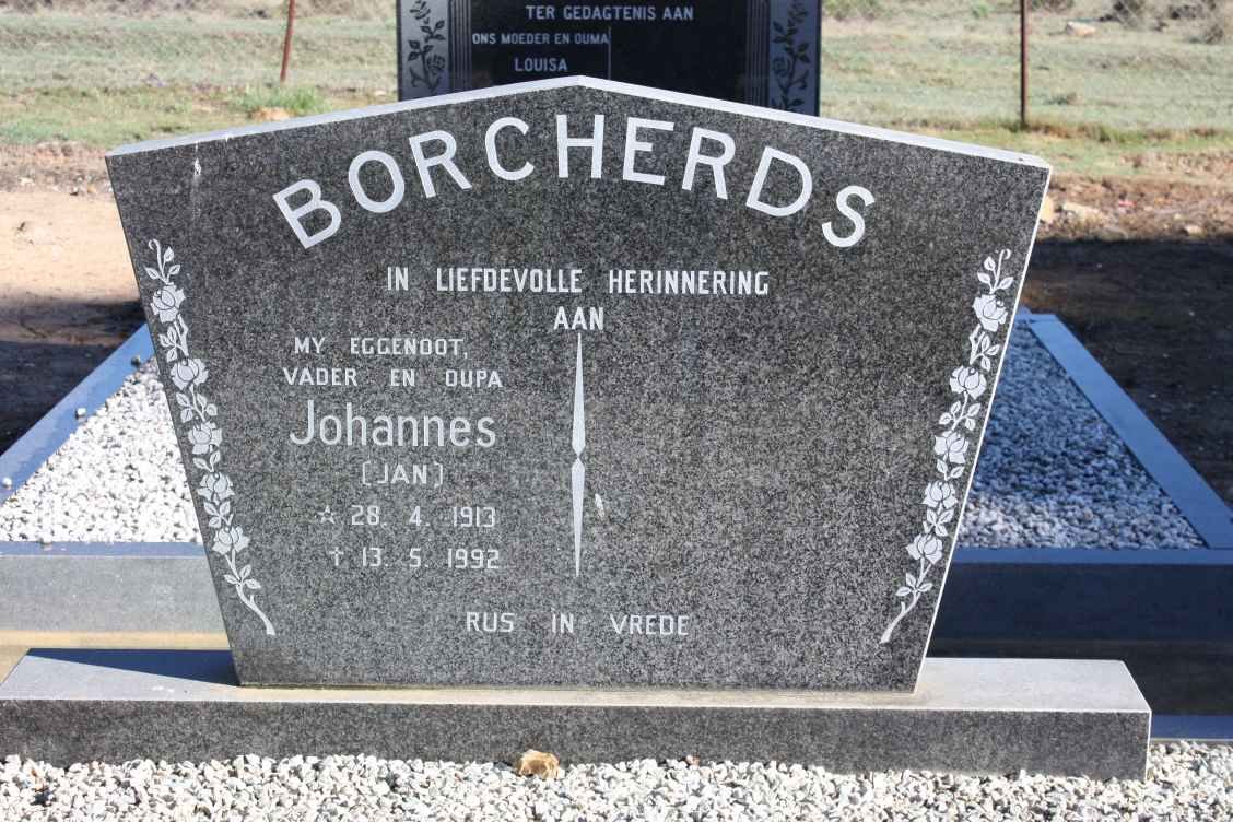 BORCHERDS Johannes 1913-1992