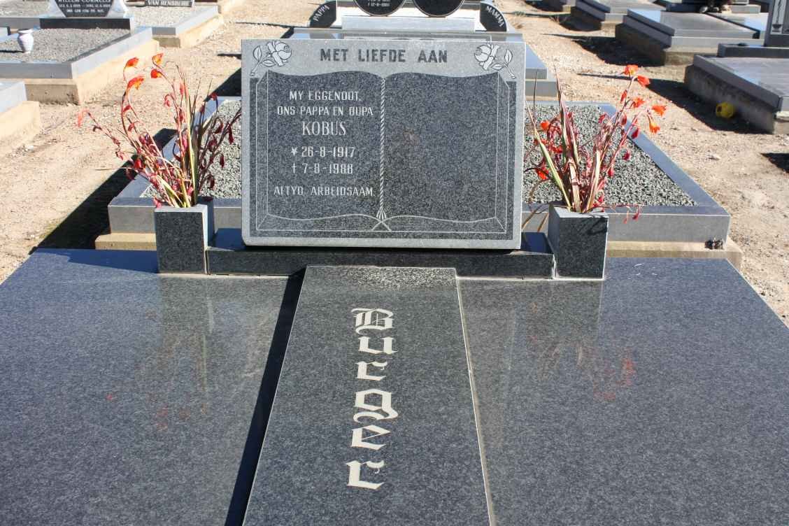BURGER Kobus 1917-1988
