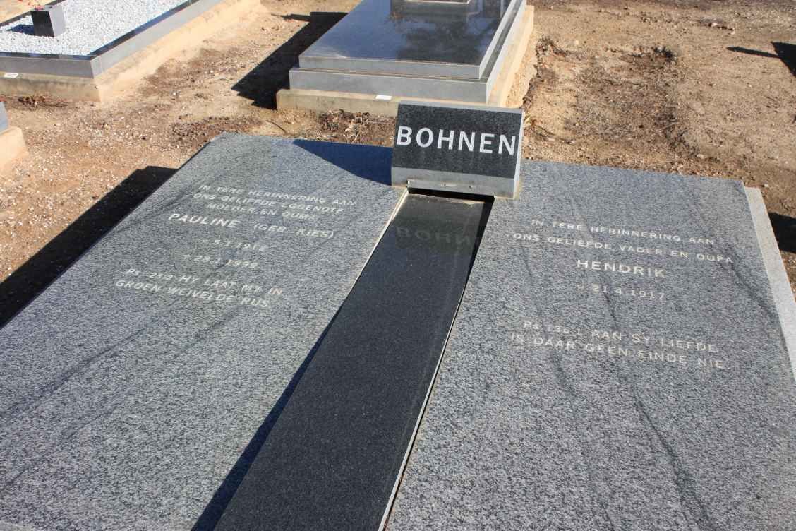 BOHNEN Hendrik 1917- &amp; Pauline RIES 1918-19??