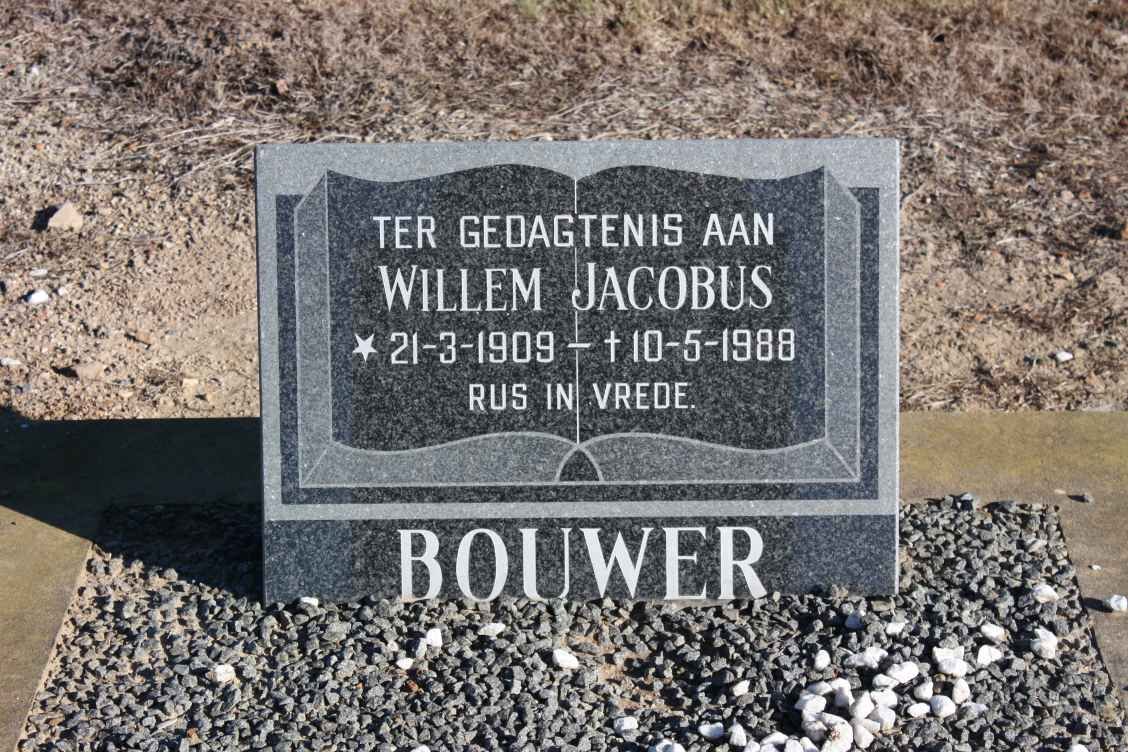 BOUWER Willem Jacobus 1909-1988