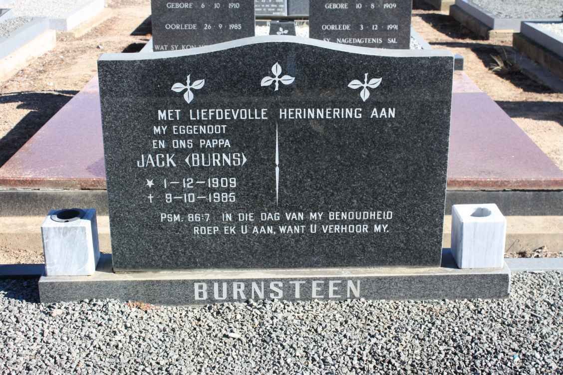 BURNSTEEN Jack 1909-1985