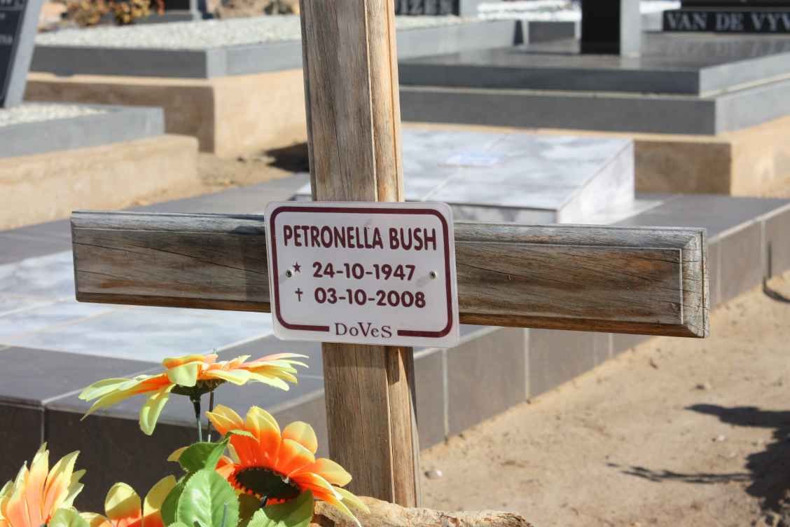 BUSH Petronella 1947-2008