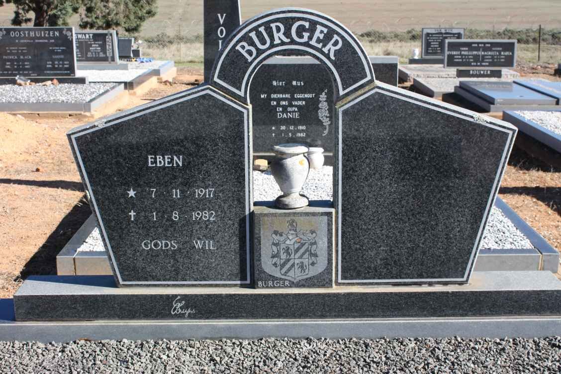 BURGER Eben 1917-1982