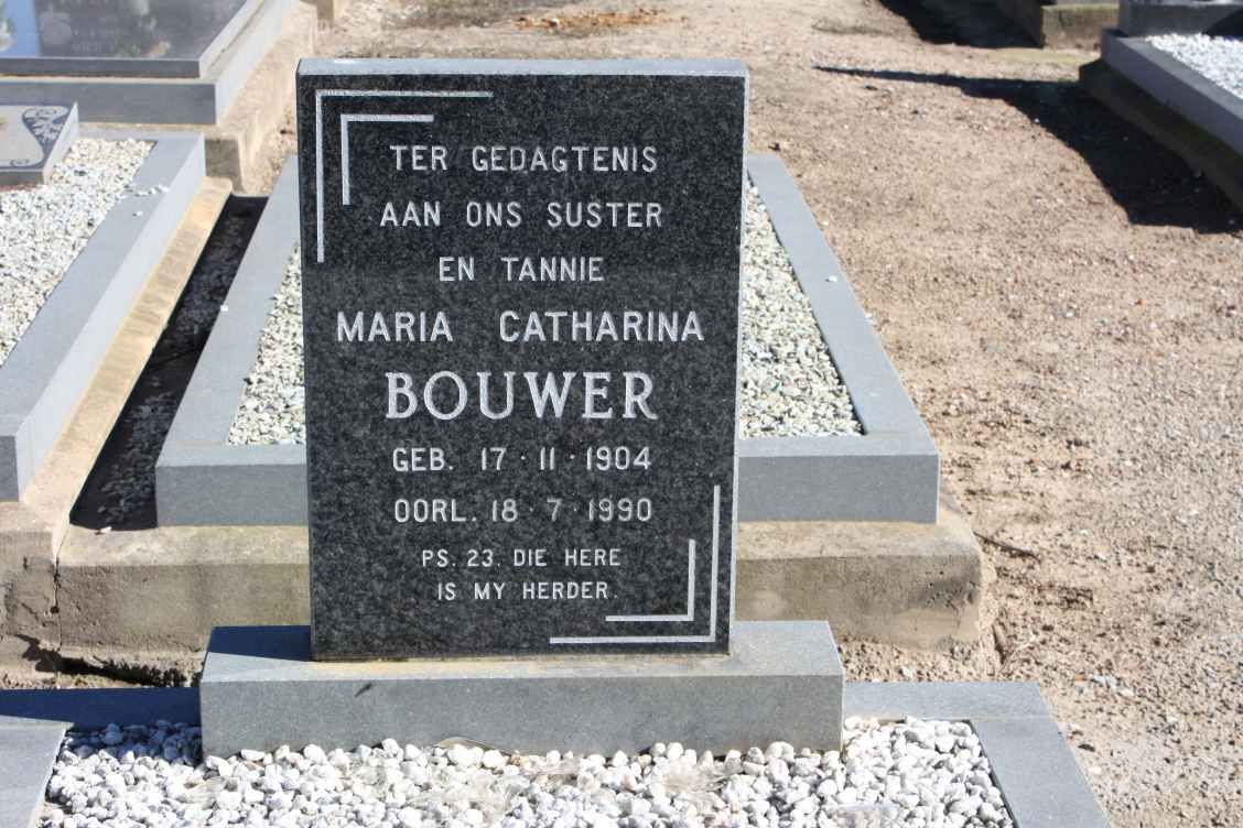 BOUWER Maria Catharina 1904-1990
