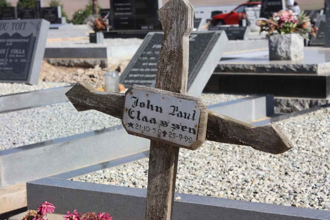 CLAASSEN John Paul 1959-1999
