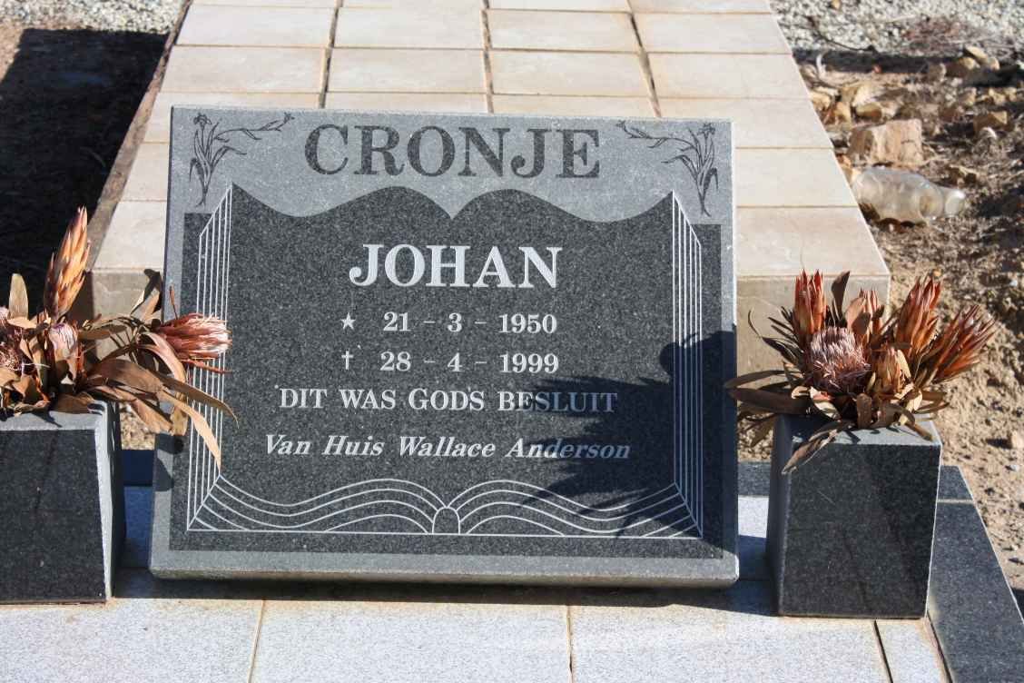 CRONJE Johan 1950-1999