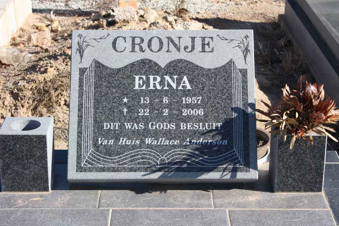 CRONJE Erna 1957-2006
