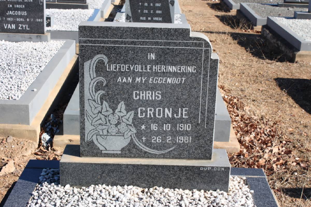 CRONJE Chris 1910-1981