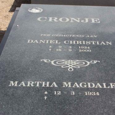 CRONJE Daniel Christian 1924-2000