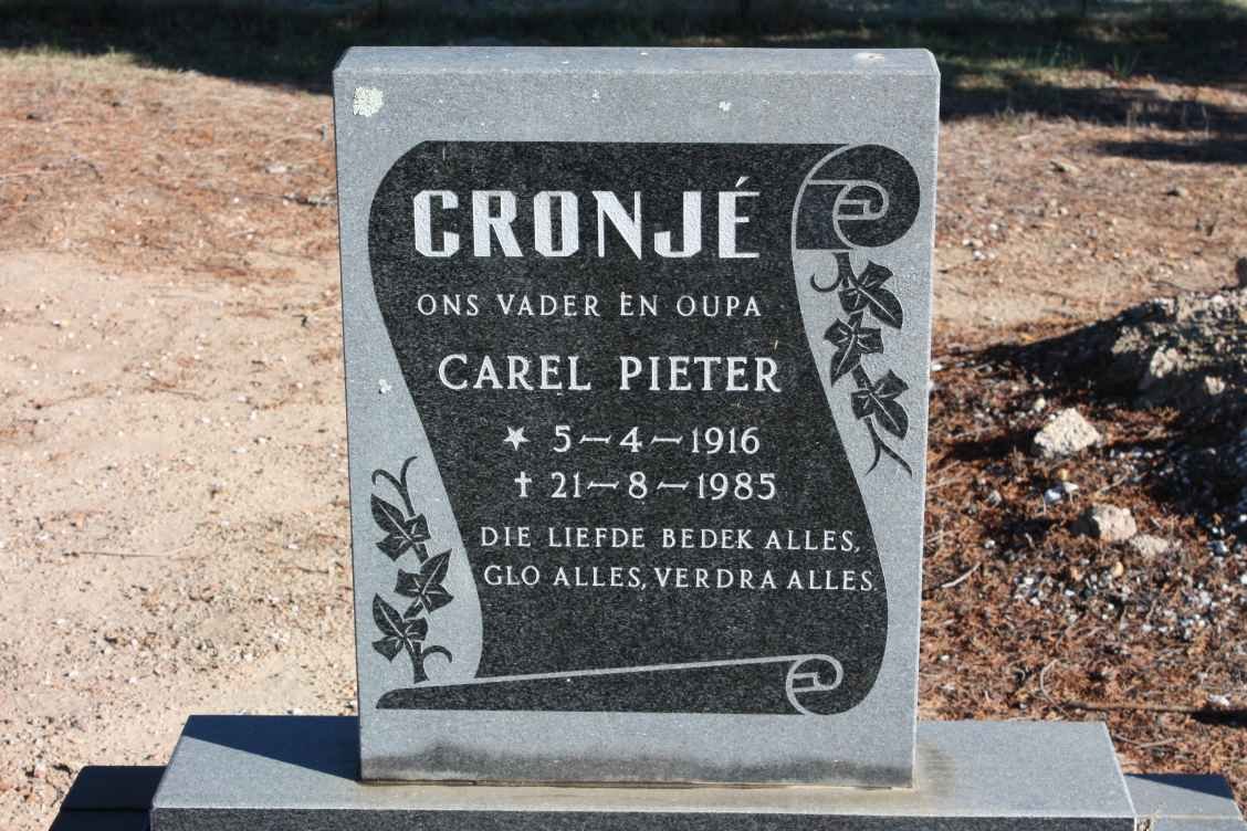 CRONJÉ Carel Pieter 1916-1985