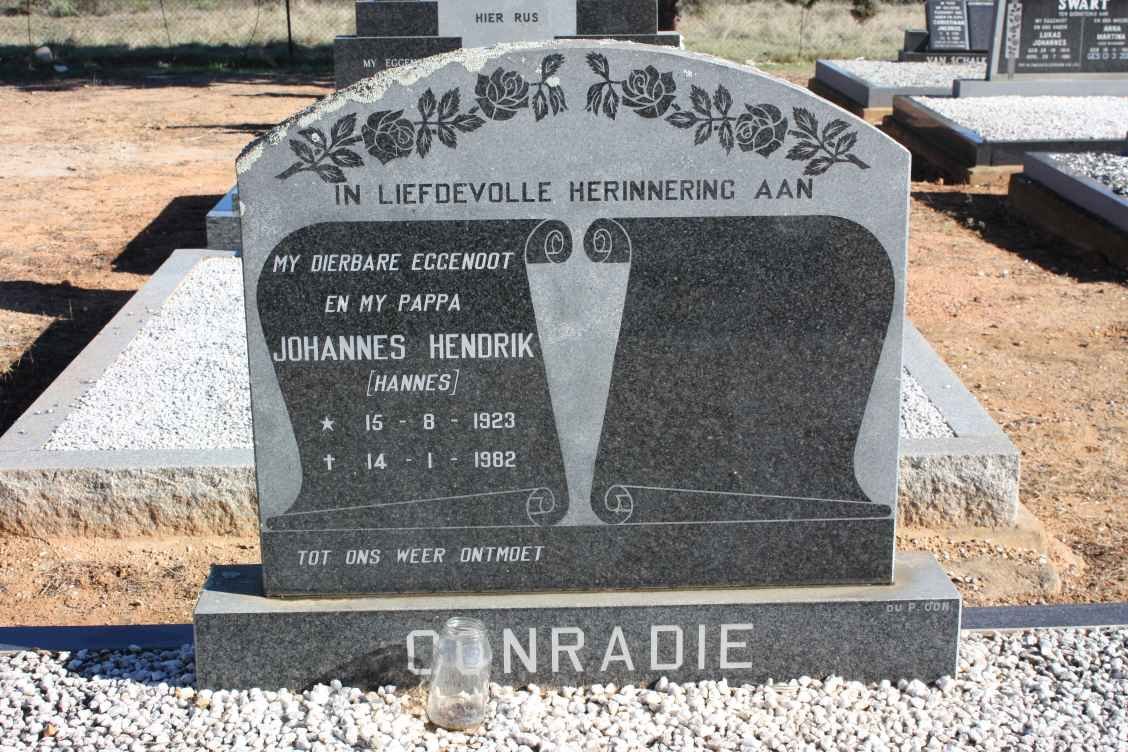 CONRADIE Johannes Hendrik 1923-1982