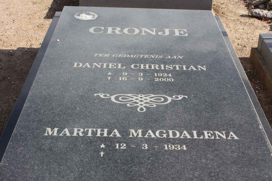 CRONJE Daniel Christian 1924-2000