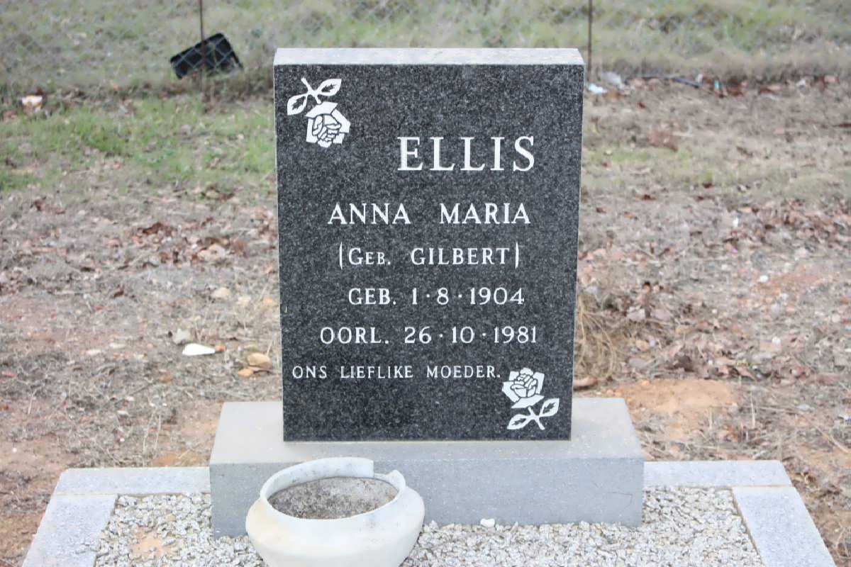 ELLIS Anna Maria nee GILBERT 1904-1981
