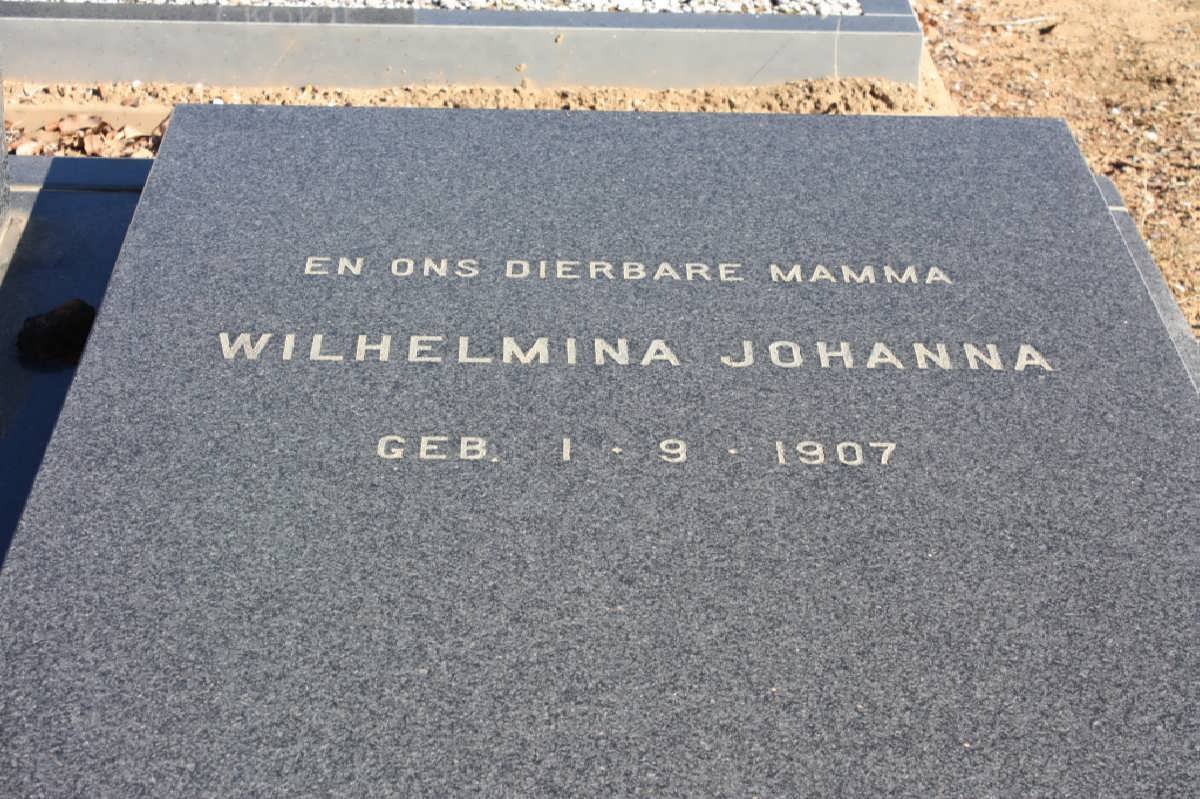 FILMALTER Wilhelmina Johanna 1907-
