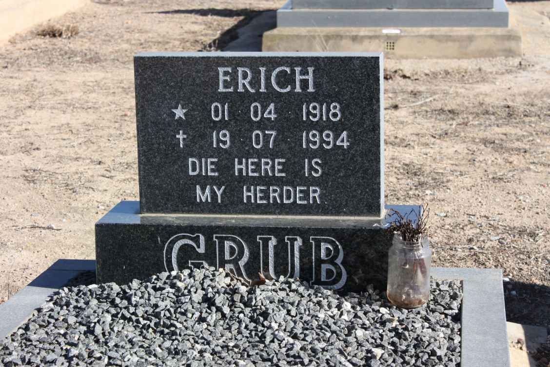 GRUB Erich 1918-1994