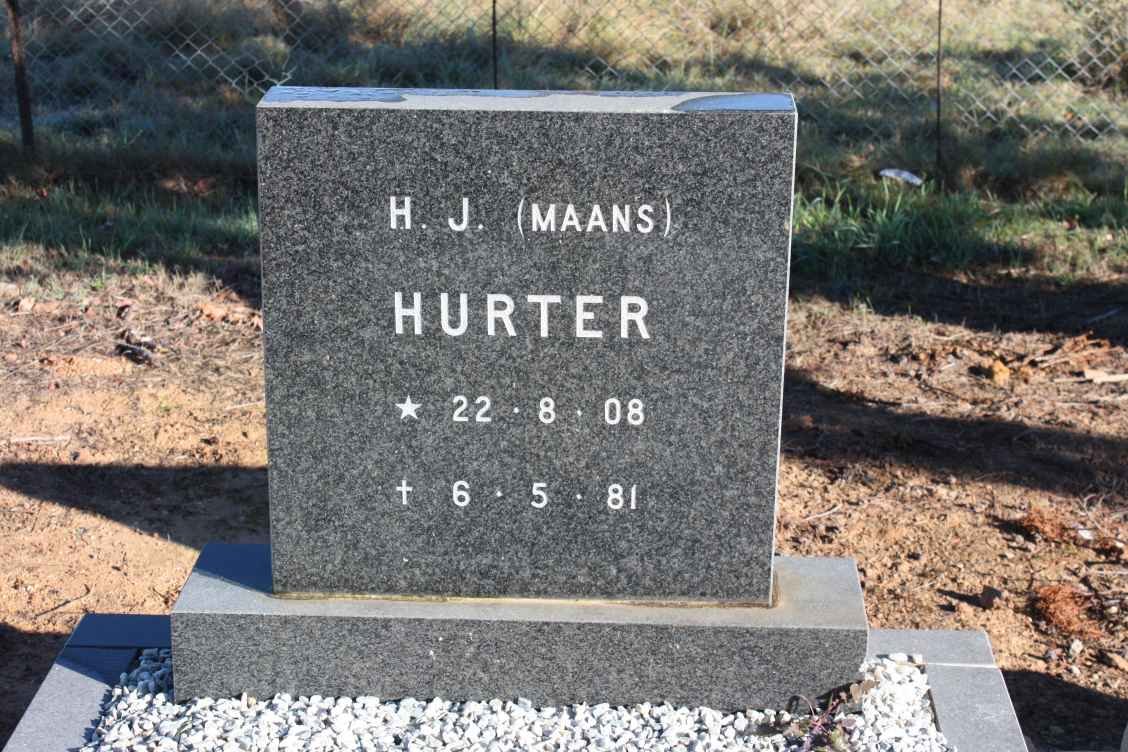 HURTER H.J. 1908-1981