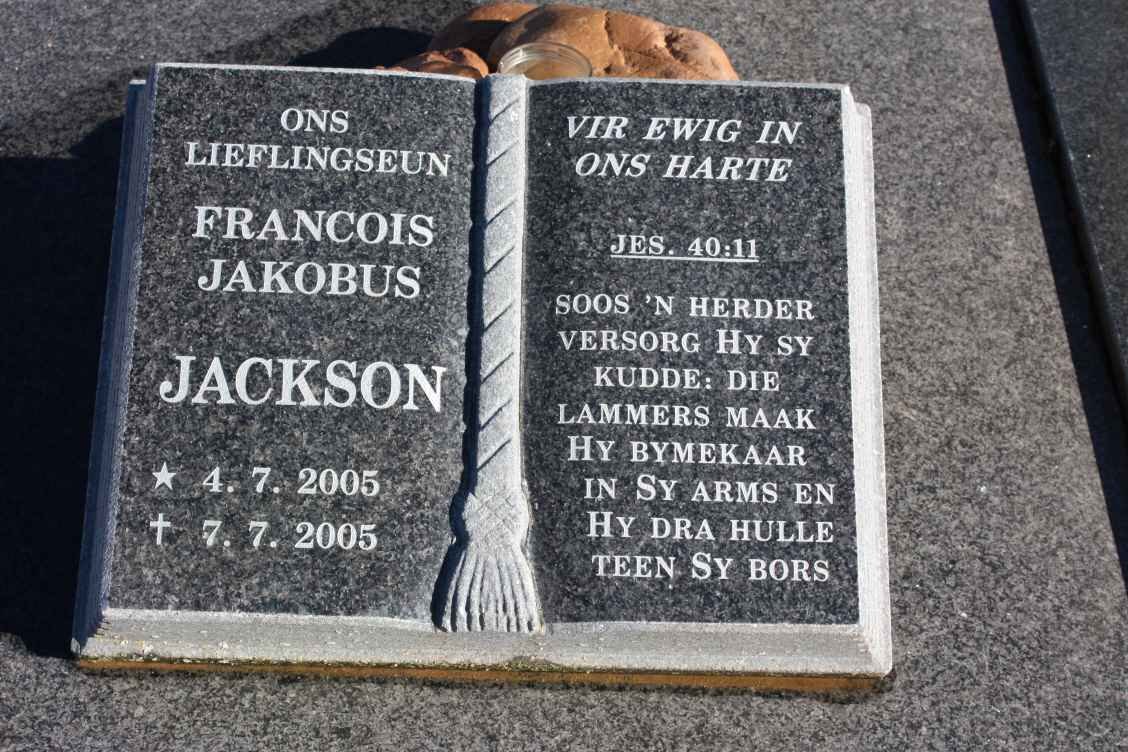 JACKSON Francois Jakobus 2005-2005