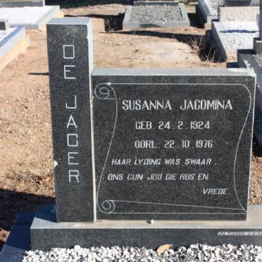 JAGER Susanna Jacomina, de 1924-1976