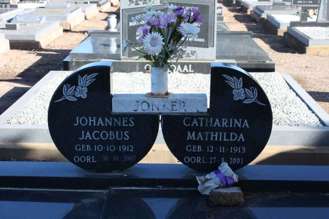 JONKER Johannes Jacobus 1912-2007 &amp; Catharina Mathilda 1913-2001