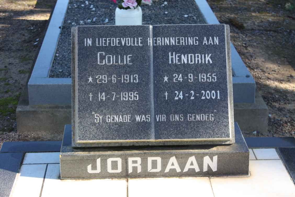 JORDAAN Collie 1913-1995 :: JORDAAN Hendrik 1955-2001