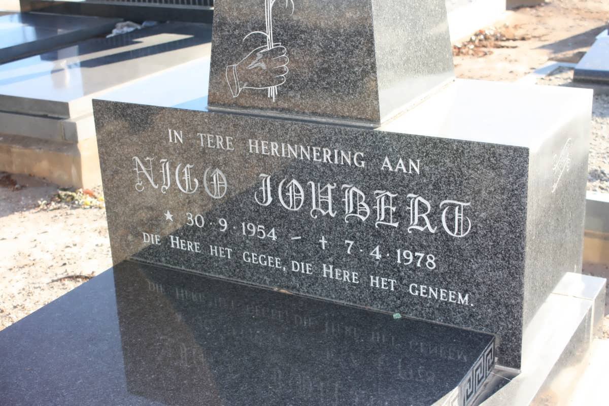 JOUBERT Nico 1954-1978