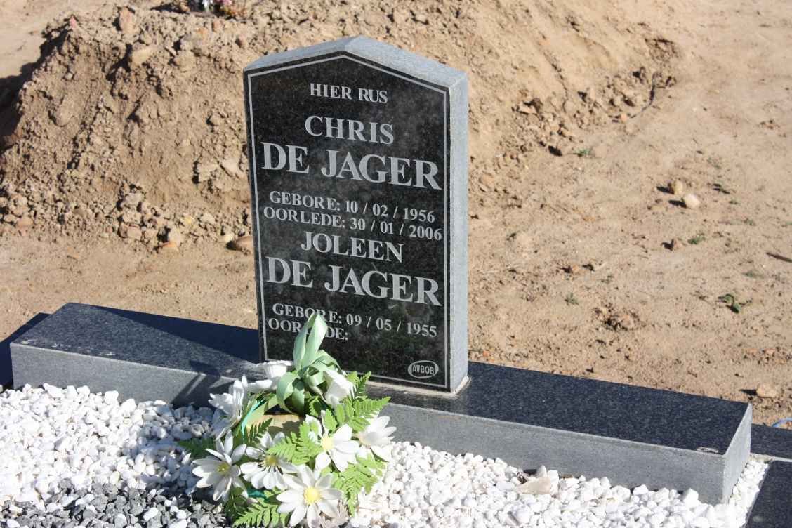 JAGER Chris, de 1956-2006 &amp; Joleen 1955-