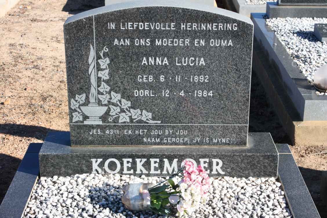 KOEKEMOER Anna Lucia 1892-1984