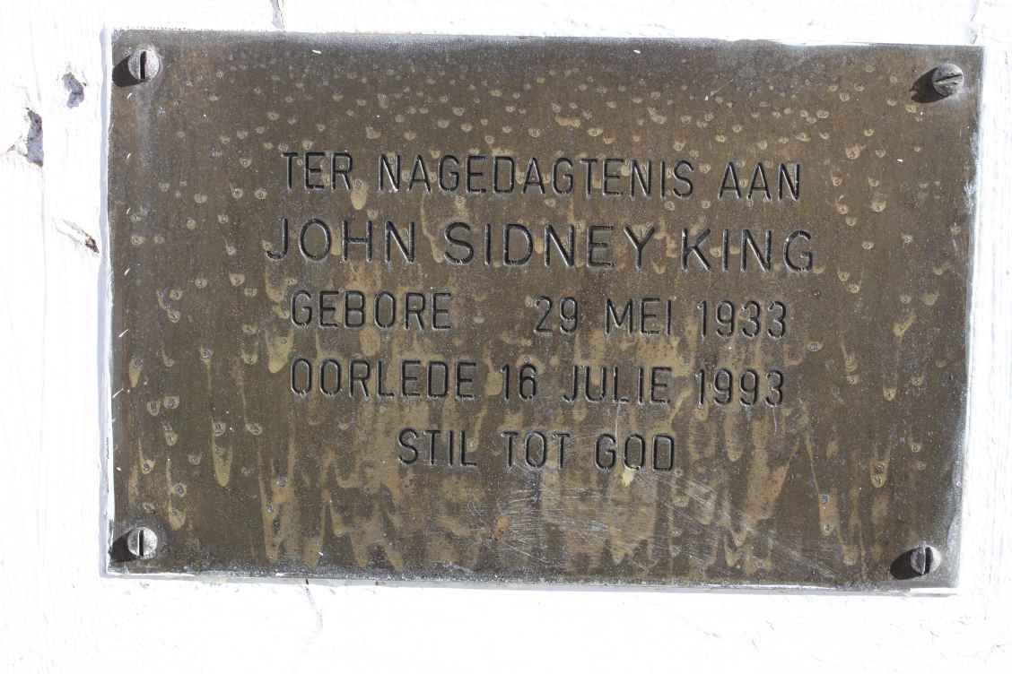KING John Sidney 1933-1993