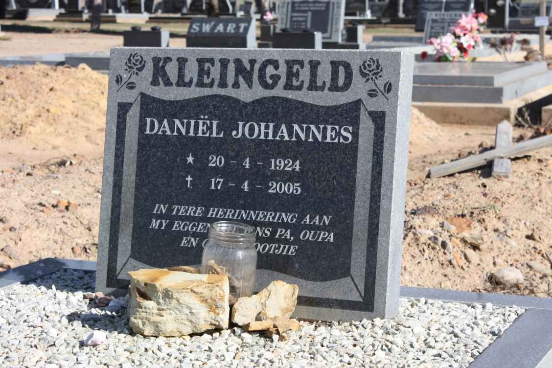 KLEINGELD Daniël Johannes 1924-2005