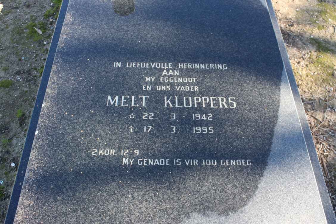 KLOPPERS Melt 1942-1995