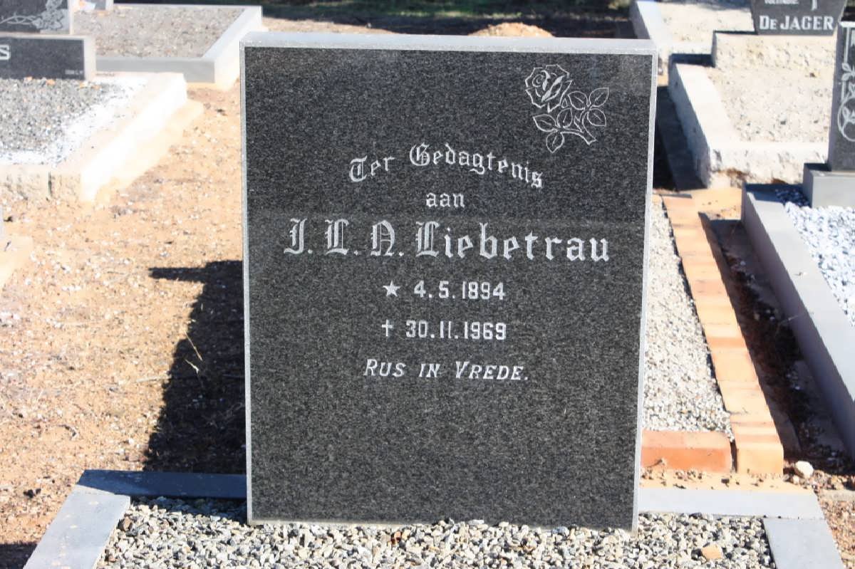 LIEBETRAU J.L.A. 1894-1969