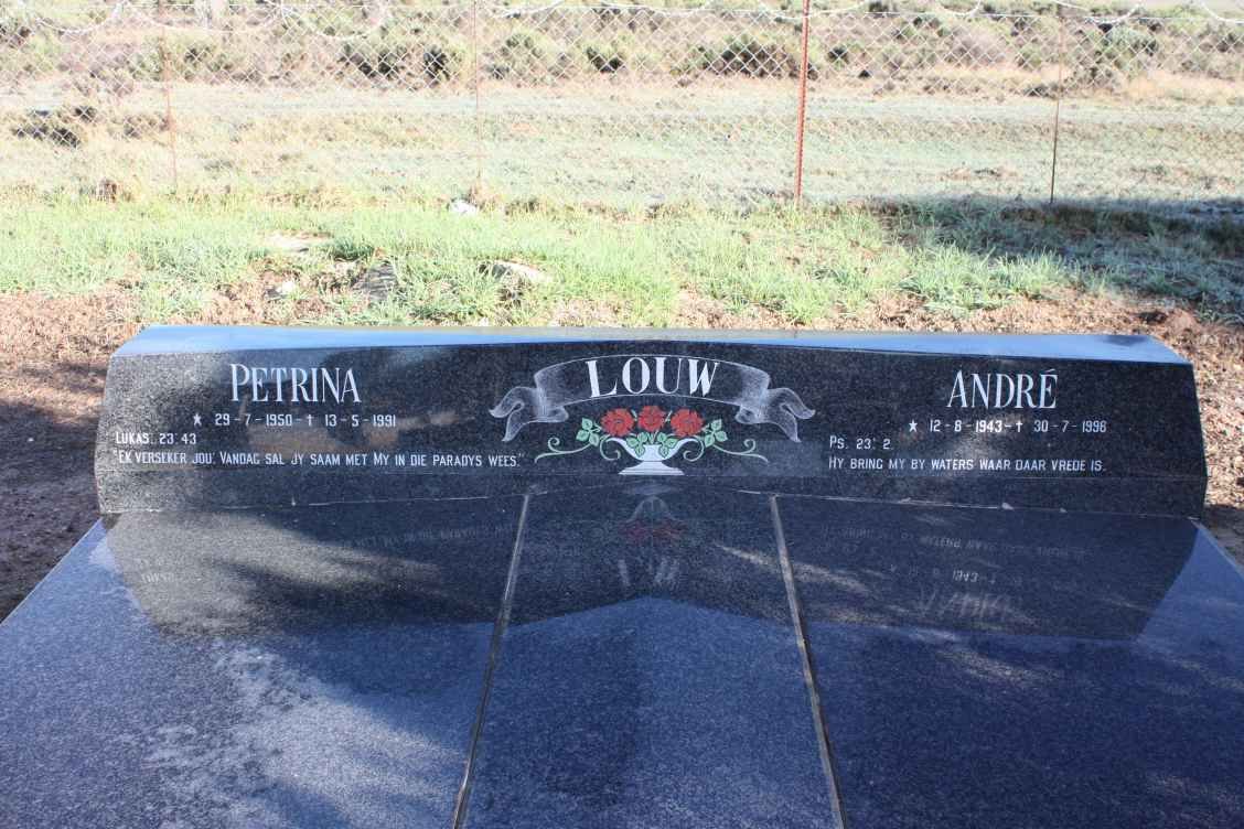 LOUW André 1943-1996 &amp; Petrina 1950-1991