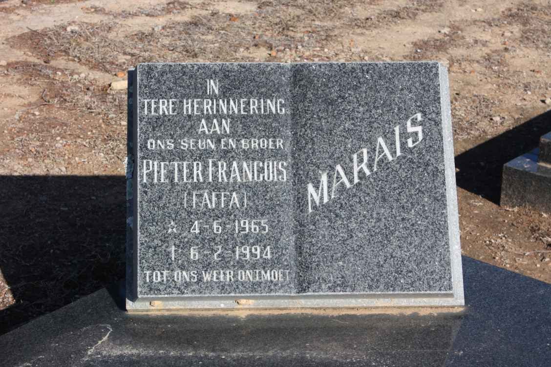 MARAIS Pieter Francois 1965-1994