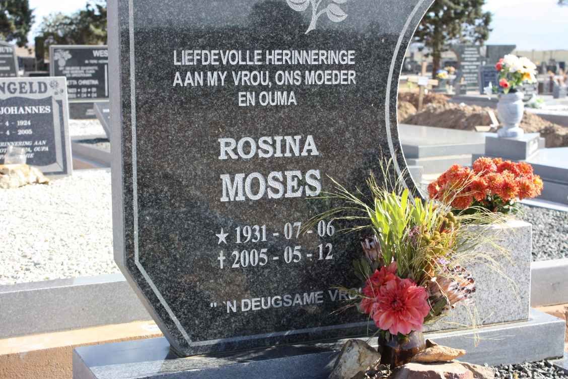 MOSES Rosina 1931-2005