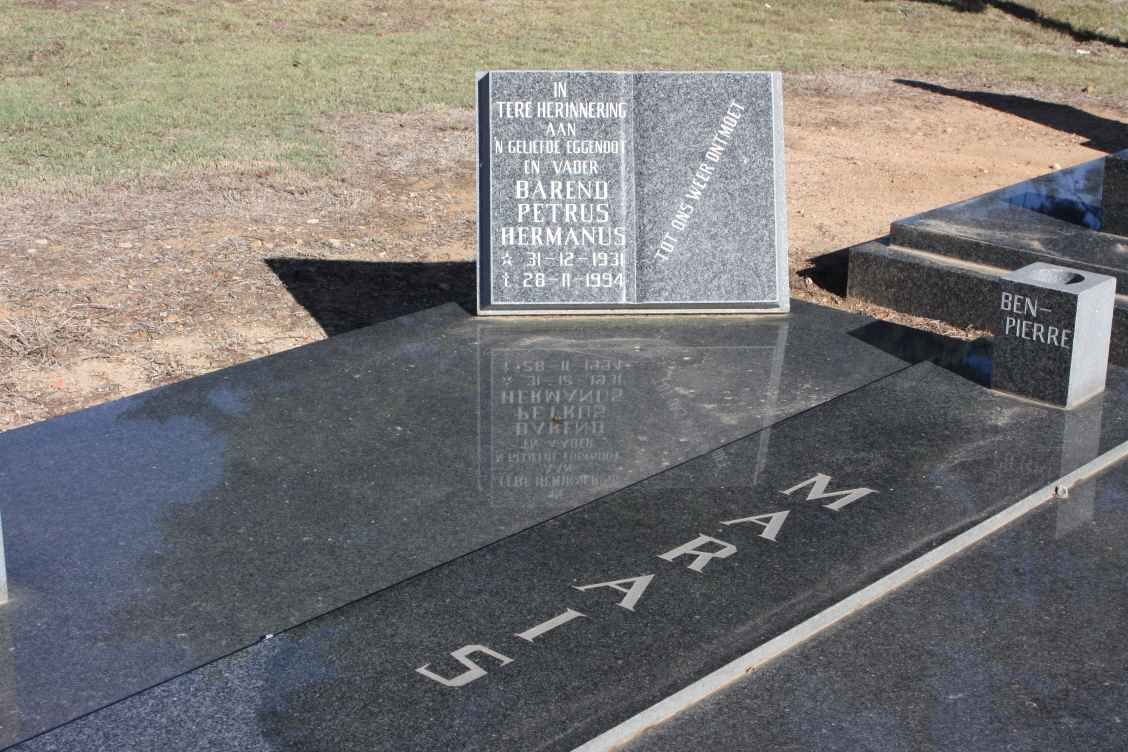 MARAIS Barend Petrus Hermanus 1931-1994