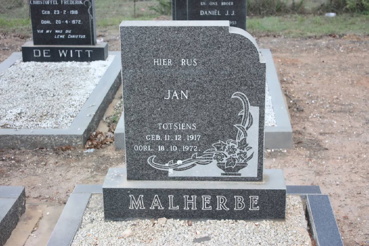 MALHERBE Jan 1917-1972