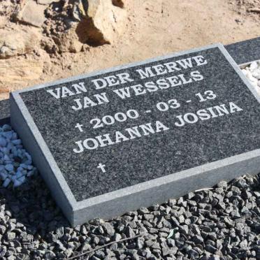 MERWE Jan Wessels, van der -2000 &amp; Johanna Josina