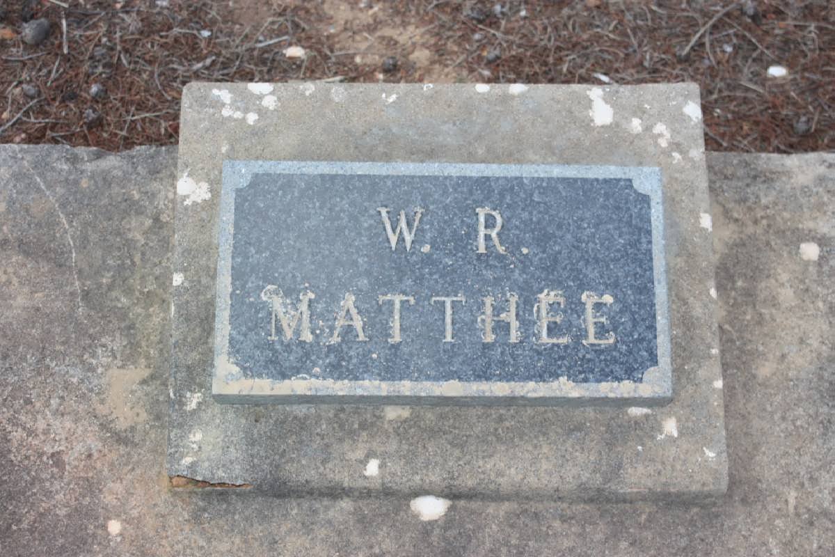 MATTHEE W.R.