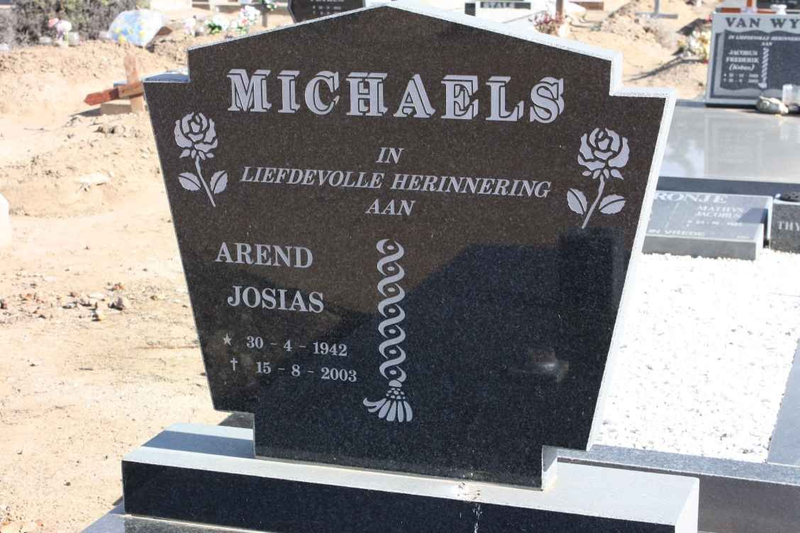 MICHAELS Arend Josias 1942-2003